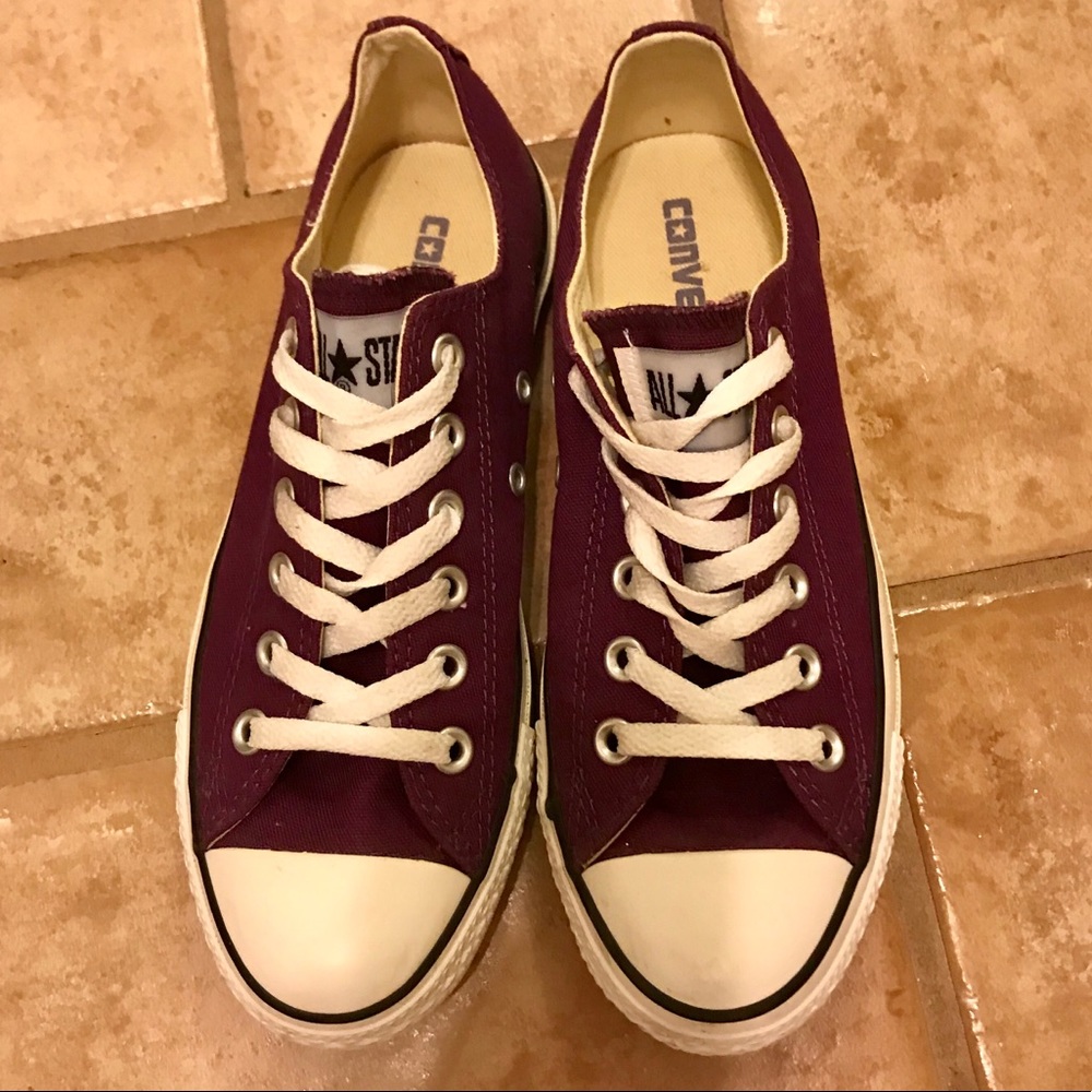 Purple Converse Sneakers